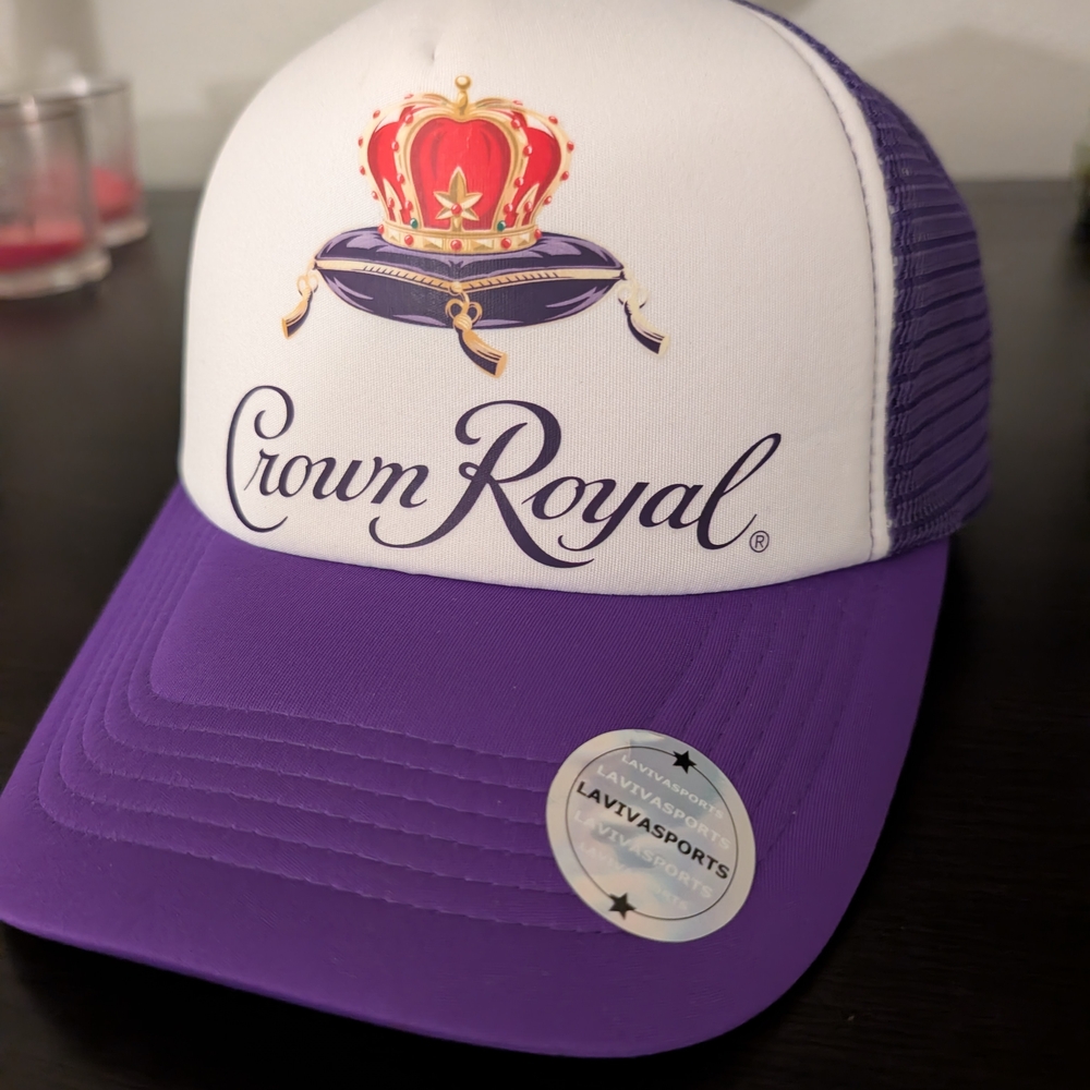Crown Royal Purple and White Trucker Hat
